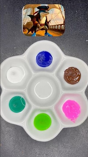 Italian brainrot colour mixing #sprunki #colormixing#art#satisfying