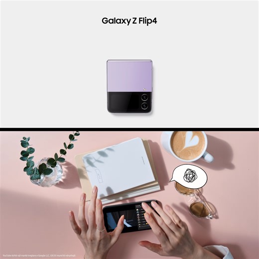 Përdoreni telefonin pa përdorur duart. Flex mode. Mësoni më shumë: https://bit.ly/Galaxy-Z-Flip4_FB_AL #Galaxy #ZFlip4 #Flexmode #Samsung | Samsung