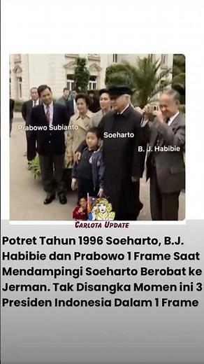 3 Presiden Indonesia dalam 1 Frame di Tahun 1996