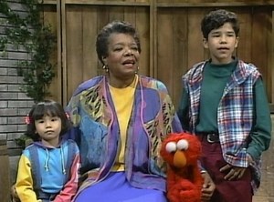 In 1993, Maya Angelou became the first female inaugural poet when she recited her poem "On the Pulse of Morning" at the inauguration of Bill Clinton. Watch as she joins Elmo and friends to sing the Sesame Street classic "My Name" that same year! #BlackHistoryMonth | Sesame Street
