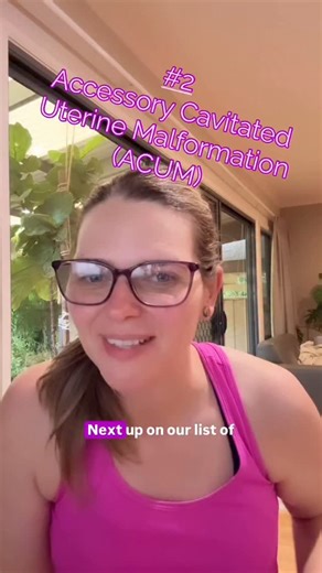 Ali Deslandes on Instagram: "Gynaecological pathologies you’ve probably never heard of – #2 Accessory cavitated uterine malformations (ACUM) Small lesion. Big pain. Frequently missed. What is it? 🔹 Rare Müllerian anomaly 🔹 Accessory intramyometrial cavity lined with functional endometrium 🔹 Normal main uterine cavity (this is the key- do a 3D and show that normal cavity!!!) 🔹 Often cause severe cyclical pain What does it look like on ultrasound? 🔹 Small, well-defined myometrial lesion with 