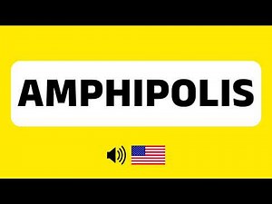 How to Pronounce Amphipolis (Correctly & Clearly) | How to Say Amphipolis