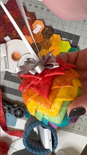 DIY Pride Fabric Pinecone Ornaments Tutorial