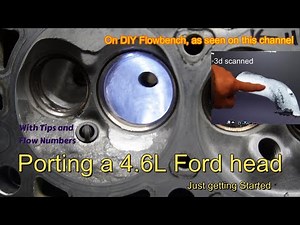 4.6L 2V Head porting, Flow Numbers and some porting tips.