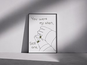 Minimalist Alien Rings Line Art Print, Sci-fi Romance (digital Download) - Etsy Canada