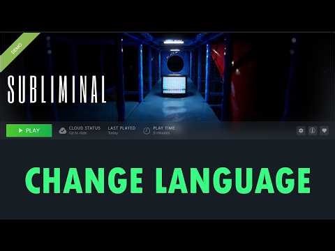 How To Change Language In Subliminal