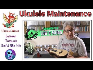 Fit Low G String On Ukulele - How To Swap High G To Low G