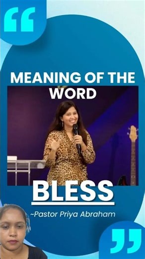 Meaning of the word bless #christianshorts #bibleverse #wordofgod