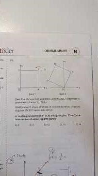 Analytical geometry problem solving from a student's perspective #tyt #ayt #geometry #yks