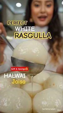 Perfect White Rasgulla Recipe| Soft & Spongy Rasgulla at Home | Halwai Style Rasgulla Recipe #recipe