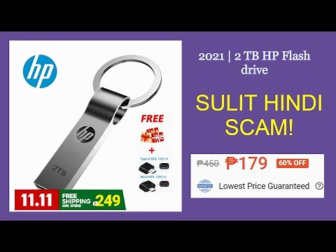 2021 | SHOPEE | HP USB 3.0 Flash Drive 2TB Pendrive High speed Flash Disk | IS IT WORTH IT? |