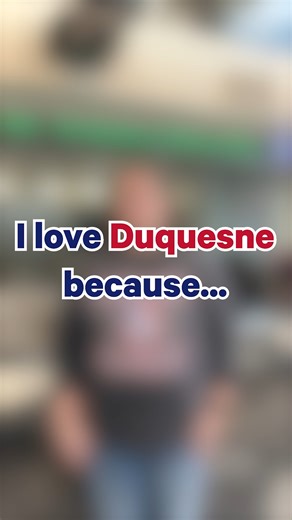 We asked our #DuqDayOfGiving student ambassadors what they love most about Duquesne, and their answers remind us why this community is so special. Join us on 2.11.2026 to share the love and support our students. Duquesne University #DuquesneUniversity #Duquesne #DuqAlumni #DayofGiving Video Description: Students speak to the camera. Audio Description: Students speak to the camera about what they love about Duquesne University. | Duquesne University Alumni Association
