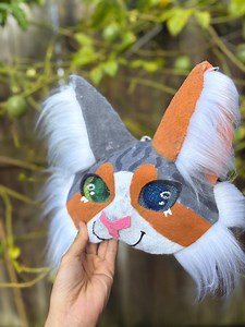 Calico Cat Mask | Therian/furry/cosplay Mask | One of a Kind | Ships Worldwide - Etsy