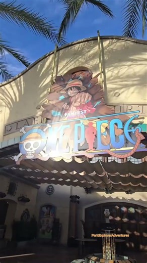 universal studios Hollywood One Piece decorations are up for fan fest 2026