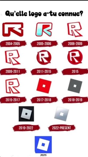 Qu’elle logo Roblox a-tu connue?