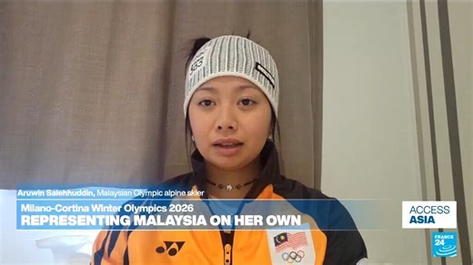 🇲🇾🎿 As drama unfolds on the slopes of Milan-Cortina, skier Aruwin Salehhuddin is carving her own path into history. The first Malaysian woman to compete at the #WinterGames twice - and the country's sole athlete this year - she speaks to #AccessAsia from the Olympic Village 👇 | FRANCE 24 English