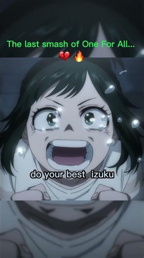Deku's Final Smash... The End of One For All 💔💥 #mha #deku #myheroacademia #viral #anime #tweening