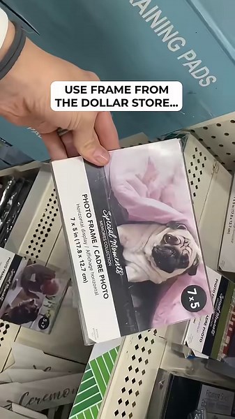 Use Dollar Store frames for your kitchen! 🤫