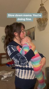 Even tho I am 26 weeks pregnant I still try and hold my babies like this even though it makes me uncomfortable. Sure, my back hurts after a while and it’s just hard in general to carry a 11 month old like this while having a belly. (Not to mention my 2 & 3 year olds! Ouch!) (and yes this is the only way to get her to sleep sometimes if I want I hold her, sitting down in a rocking chair isn’t her thing🥲) But just a few minutes of snuggles, hearing her little breathing noises, looking at her cute
