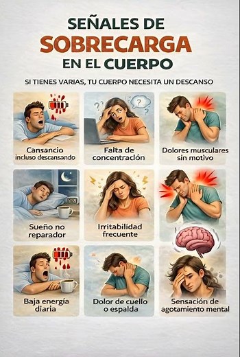 Cuando tu cuerpo dice basta estas son las señales #fatiga #bienestar #salud