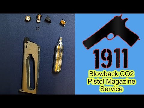 1911 CO2 Blowback Air Pistol Magazine Service