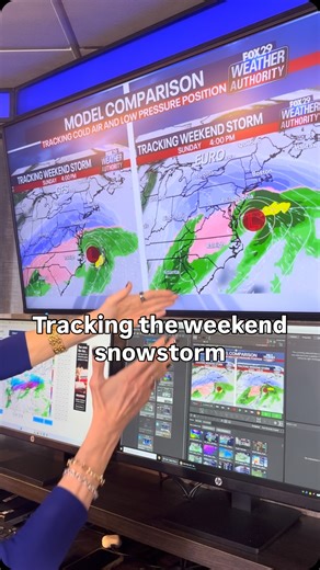 TRACKING SNOW: FOX 29 Meteorologist @kathyorrfox29 details what she knows about the snow expected to come this weekend. | FOX 29