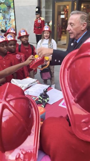 On Tuesday, the FDNY kicked off the 100th year of National Fire Prevention Week at Rockefeller Center with students from across the five boroughs! Public outreach is crucial in saving lives and events like these help us to expand our fire and life safety messaging to all ages. | New York City Fire Department (FDNY)
