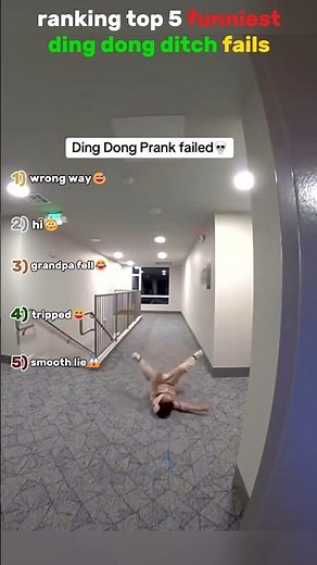 Ranking the funniest ding dong ditch fails ever😂