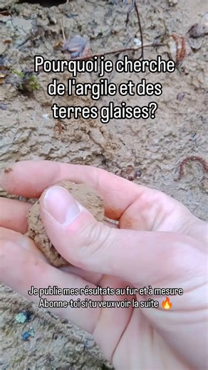 Travailler avec des terres locales, c’est accepter que chaque poignée raconte un lieu, une histoire, une couleur différente. Je récolte ces terres moi-même, ici en Alsace. Parfois une argile presque rouge, parfois une poudre ocre, parfois une terre grise qui ne paiera pas de mine… jusqu’à la cuisson. Les étapes sont toujours les mêmes, mais le résultat ne l’est jamais. Je récolte, je laisse sécher, je concasse. La terre se transforme en pigment brut. Ensuite vient le geste du pinceau, sur une pi