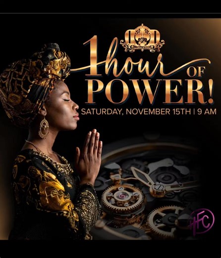 🚨🚨🚨🚨🚨ladies ladies ladies, do you believe it's the hour of breakthrough, well this is the hour for a mighty move of God, so come out and join us for our last hour of power for 2025. Come with a spirit of expectancy that everything you're believing God to do is already done. Come out and join us as we bombard heaven believing it's already done. Bring your sister, cousin, friend, neighbors, co workers and your besties because we coming together on one accord expecting a move of God like never