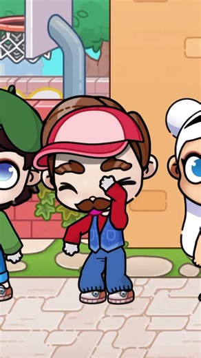 TURNED INTO A SUPER MARIO BROS CHARACTER!! 🤩😍 #avatarworld #supermario #shorts