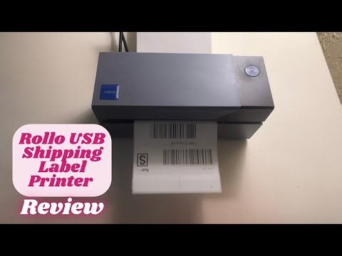 Rollo USB Shipping Label Printer Review | Fast 4x6 Thermal Printer for Small Business