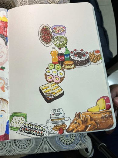 Cute Drawings of Delicious Foods