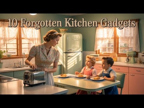 10 Forgotten Kitchen Gadgets Every 1950s Home Had | Vintage Americana Memories| kitchengadgets| old