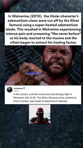 In Wolverine: why Logan Claws was CUT OFF with Adamantium Blade #wolverine #xmen #shorts