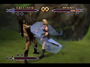 Xena: Warrior Princess: The Talisman of Fate Callisto vs Ephiny vs Xena (Nintendo 64)