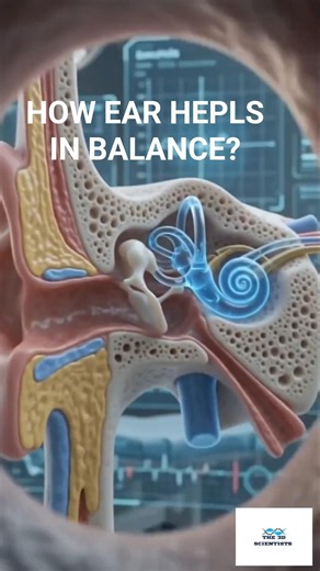 How ear helps in balance 3d animation #medicalanimation #anatomy #healthcare