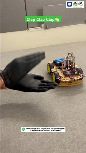 Clap & Control! 🤖👏 Meet Our Sound Sensor Robot #Tech #Robotics #Innovation #SmartRobot #GoClap