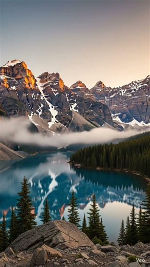 Peacefull Sound Full Hd Wallpaper #viralwallpaper #mountains #sunsetview #lake