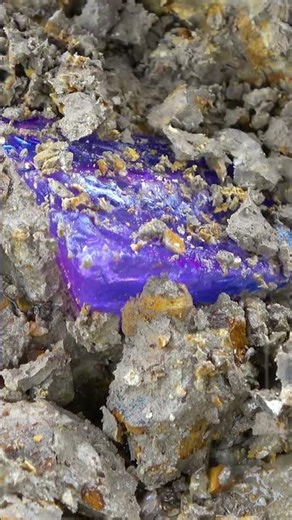 A divine crystal raw stone #experiment #gemstone #mining