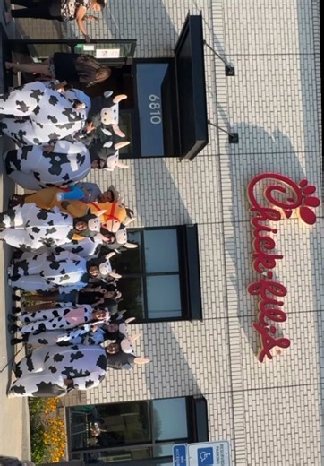 Chick-fil-A Cow Appreciation Day 2026 family costumes