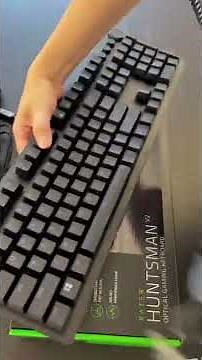 Razer Huntsman V2 Optical Gaming Keyboard (Red Linear Optical Switch) Unboxing✨