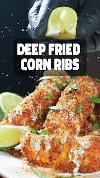 The Easy Deep Fried Crispy Breaded Corn Ribs!