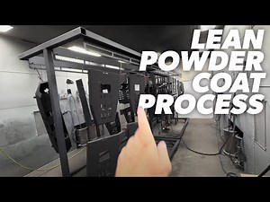 Lean in Powder Coat? Continuous Improvement in our Powder Coating Area!
