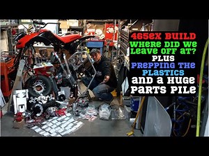 TRX400ex 465ex Build. Starting the Prep and Going Over Where We Left Off