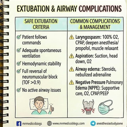 Anesthesia airway management high yield notes │ PDF link in description #anestesia