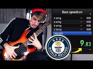 BASS Speedrun WORLD RECORD | 9.84s | 100% Glitchless (4 Strings)