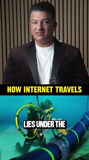 Internet Secret 😱 95% of Data Travels Through Undersea Cables!