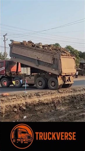 Giant Load Construction Truck — This Is Insane! #truck #automobile #construction #excavator