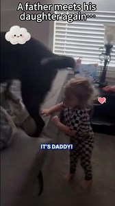 A child is reunited with his father #FatherReunion #familyreunion #FatherAndChild #DadAndMe